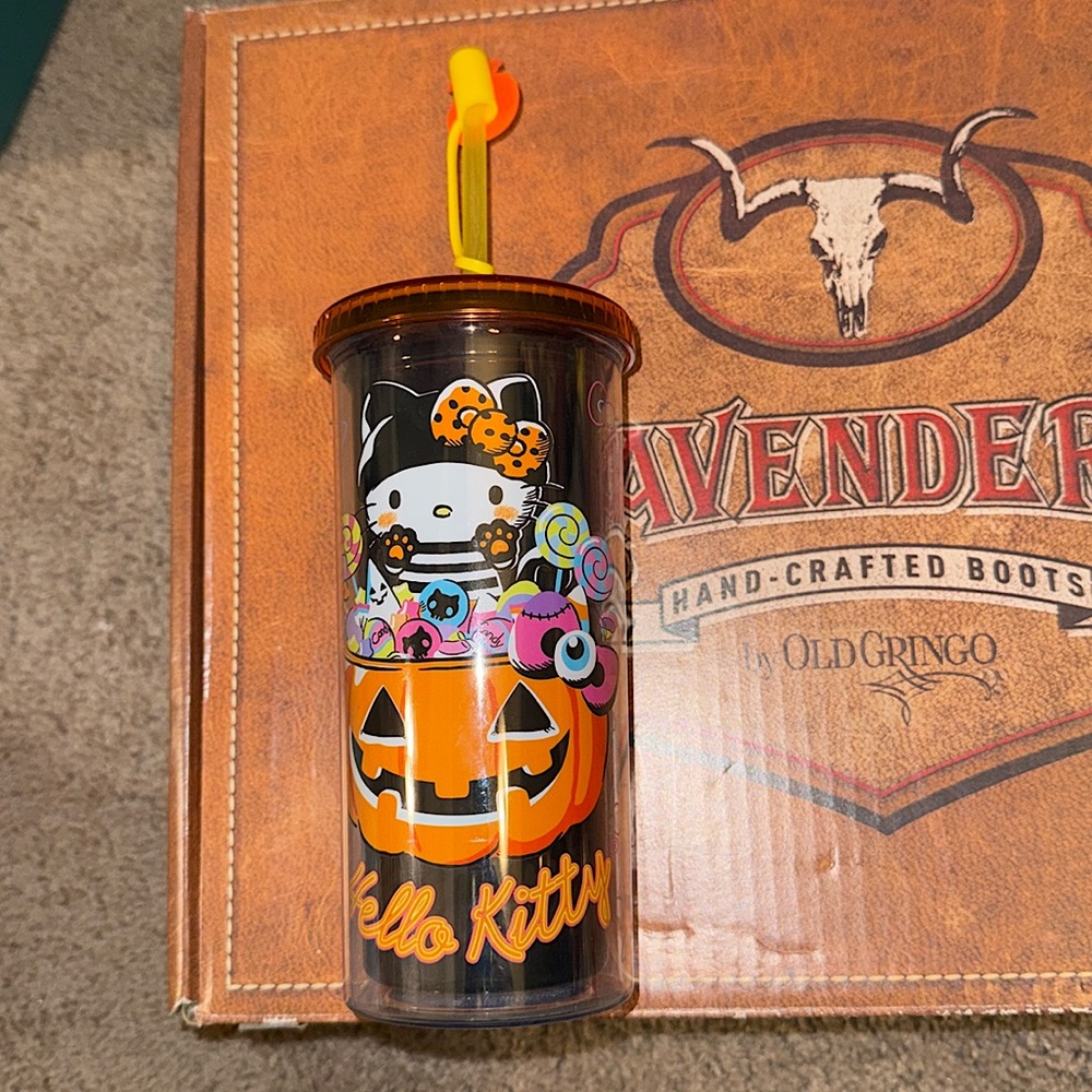 Halloween Hello Kitty Tumbler